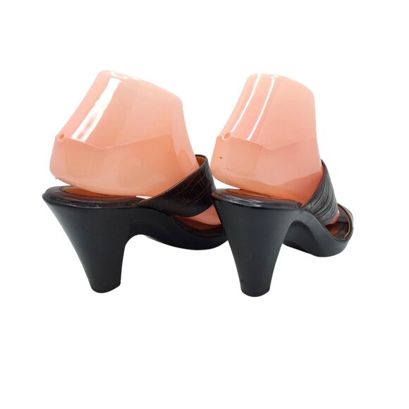 Womens Sofft Leather Platform Slide Sandals. Size 8M - Picture 6 of 7